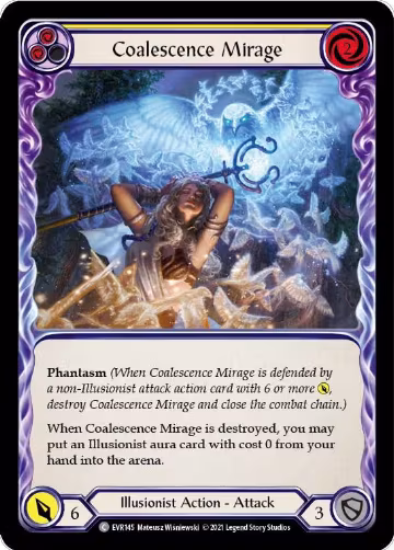 Coalescence Mirage (Yellow) (EVR145), Everfest — Flesh & Blood card price
