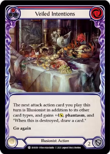 Veiled Intentions (Red) (EVR150), Everfest — Flesh & Blood card price