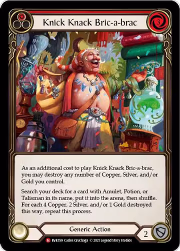 Knick Knack Bric-a-brac (EVR159), Everfest — Flesh & Blood card price