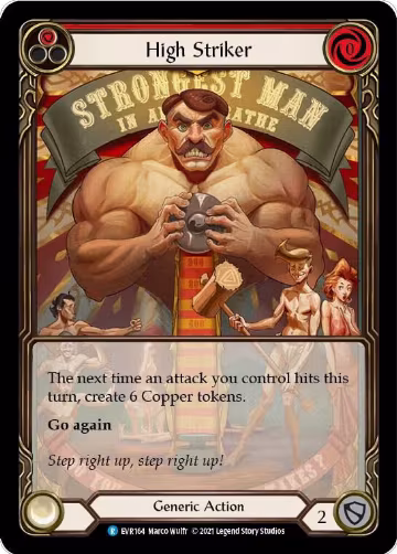 High Striker (Red) (Extended Art) (EVR164), Everfest — Flesh & Blood card price