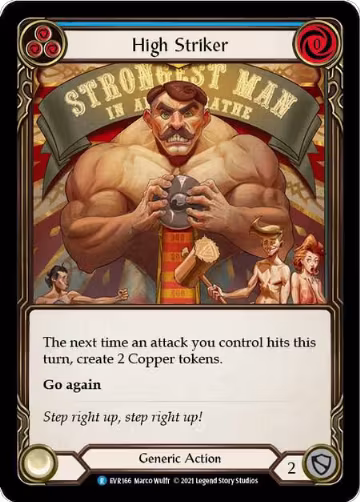 High Striker (Blue) (EVR166), Everfest — Flesh & Blood card price