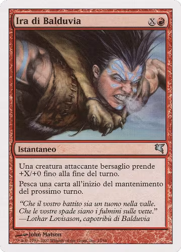 Balduvian Rage (Italian) - "Ira di Balduvia" (I15) (I15), Magic Encyclopedia 2005 (Salvat/Hachette) — Magic card price