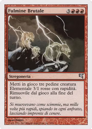 Feral Lightning (Italian) - "Fulmine Brutale" (I2) (I2), Magic Encyclopedia 2005 (Salvat/Hachette) — Magic card price
