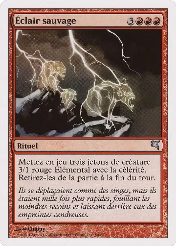 Feral Lightning (French) - "Eclair sauvage" (I50) (I50), Magic Encyclopedia 2005 (Salvat/Hachette) — Magic card price