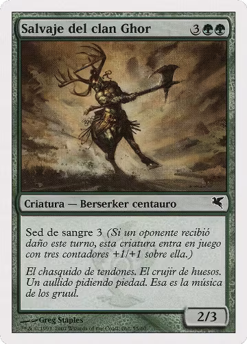 Skarrg, the Rage Pits (Spanish) - "Salvaje del clan Ghor" (I55) (I55), Magic Encyclopedia 2005 (Salvat/Hachette) — Magic card price