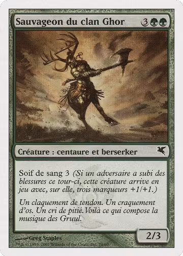 Skarrg, the Rage Pits (French) - "Sauvageon du clan Ghor" (I29) (I29), Magic Encyclopedia 2005 (Salvat/Hachette) — Magic card price