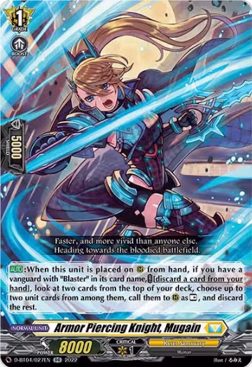 Armor Piercing Knight, Mugain (D-BT04/027EN), D-BT04: Awakening of Chakrabarthi — Vanguard card price