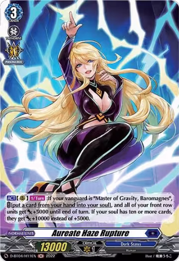 Aureate Haze Rupture (Holo) (D-BT04/H11EN), D-BT04: Awakening of Chakrabarthi — Vanguard card price