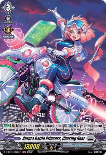 Aurora Battle Princess, Chasing Neer (Holo) (D-BT04/H26EN), D-BT04: Awakening of Chakrabarthi — Vanguard card price