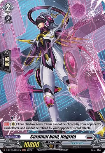 Cardinal Noid, Negrita (Holo) (D-BT04/H27EN), D-BT04: Awakening of Chakrabarthi — Vanguard card price