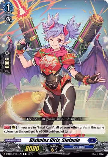 Diabolos Girls, Stefanie (D-BT04/081EN), D-BT04: Awakening of Chakrabarthi — Vanguard card price