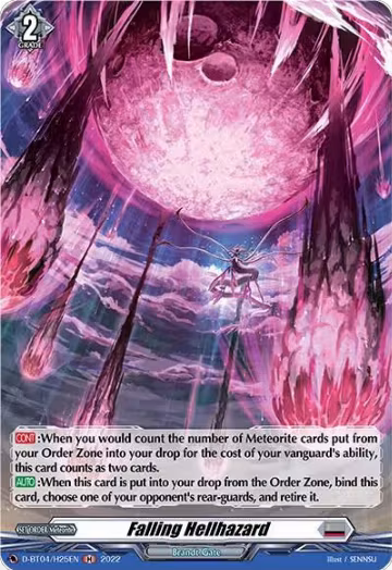 Falling Hellhazard (Holo) (D-BT04/H25EN), D-BT04: Awakening of Chakrabarthi — Vanguard card price