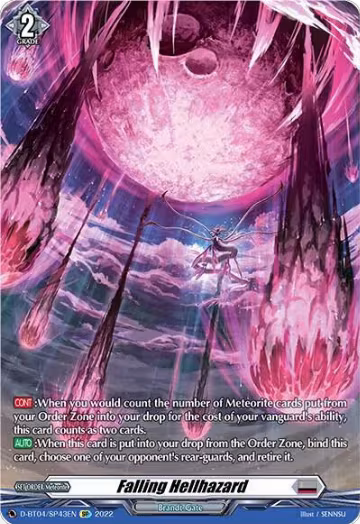 Falling Hellhazard (SP) (D-BT04/SP43EN), D-BT04: Awakening of Chakrabarthi — Vanguard card price