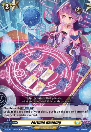 Fortune Reading (D-BT04/107EN), D-BT04: Awakening of Chakrabarthi — Vanguard card price