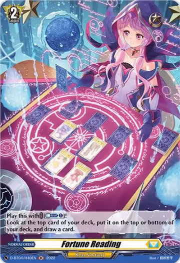 Fortune Reading (Holo) (D-BT04/H40EN), D-BT04: Awakening of Chakrabarthi — Vanguard card price