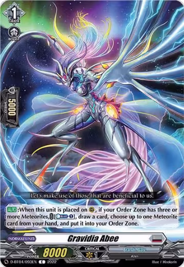Gravidia Abee (D-BT04/093EN), D-BT04: Awakening of Chakrabarthi — Vanguard card price