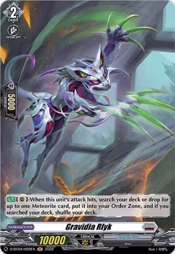 Gravidia Rlyk (Holo) (D-BT04/H29EN), D-BT04: Awakening of Chakrabarthi — Vanguard card price