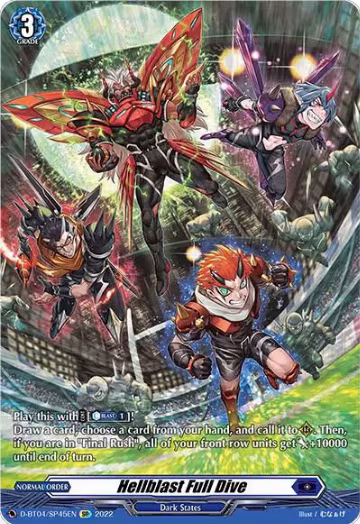 Hellblast Full Dive (SP) (D-BT04/SP45EN), D-BT04: Awakening of Chakrabarthi — Vanguard card price