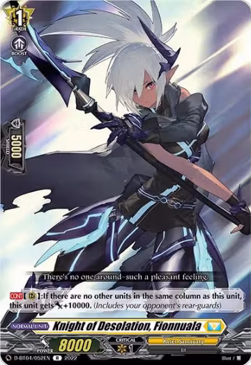 Knight of Desolation, Fionnuala (D-BT04/052EN), D-BT04: Awakening of Chakrabarthi — Vanguard card price