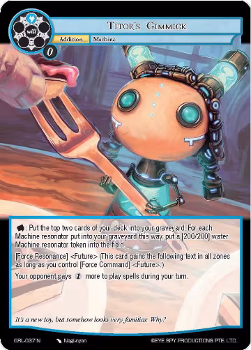 Titor's Gimmick (GRL-037), Game of Gods: Reloaded — Force of Will card price