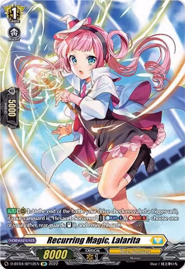 Recurring Magic, Lalarita (SP) (D-BT04/SP12EN), D-BT04: Awakening of Chakrabarthi — Vanguard card price