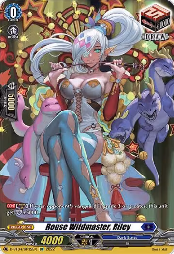 Rouse Wildmaster, Riley (SP) (D-BT04/SP32EN), D-BT04: Awakening of Chakrabarthi — Vanguard card price