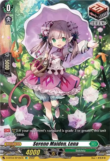 Serene Maiden, Lena (SP) (D-BT04/SP35EN), D-BT04: Awakening of Chakrabarthi — Vanguard card price