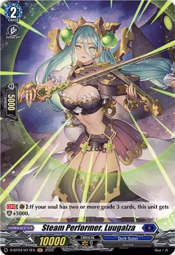Steam Performer, Luugalza (Holo) (D-BT04/H17EN), D-BT04: Awakening of Chakrabarthi — Vanguard card price
