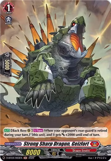 Strong Sharp Dragon, Geizfort (Holo) (D-BT04/H03EN), D-BT04: Awakening of Chakrabarthi — Vanguard card price