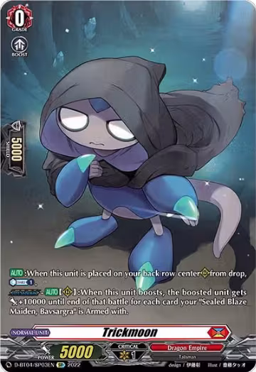 Trickmoon (SP) (D-BT04/SP03EN), D-BT04: Awakening of Chakrabarthi — Vanguard card price