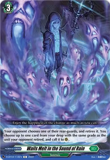 Wails Melt in the Sound of Rain (D-BT04/118EN), D-BT04: Awakening of Chakrabarthi — Vanguard card price