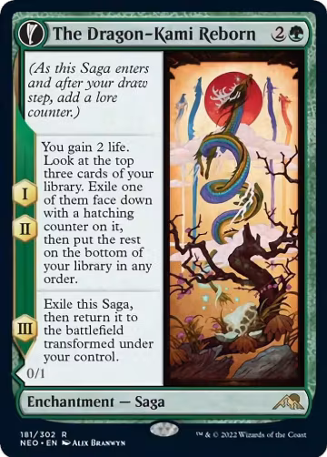 The Dragon-Kami Reborn (181), Kamigawa: Neon Dynasty — Magic card price
