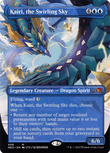 Kairi, the Swirling Sky (Borderless) (408), Kamigawa: Neon Dynasty — Magic card price