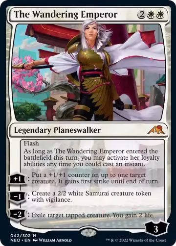 The Wandering Emperor (42), Kamigawa: Neon Dynasty — Magic card price