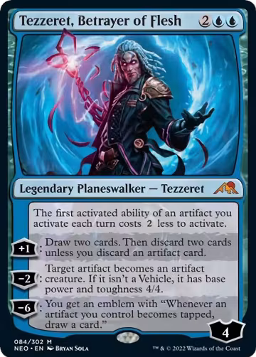 Tezzeret, Betrayer of Flesh (84), Kamigawa: Neon Dynasty — Magic card price