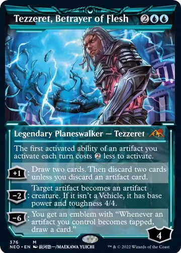 Tezzeret, Betrayer of Flesh (Showcase) (376), Kamigawa: Neon Dynasty — Magic card price
