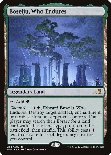 Boseiju, Who Endures (266), Kamigawa: Neon Dynasty — Magic card price