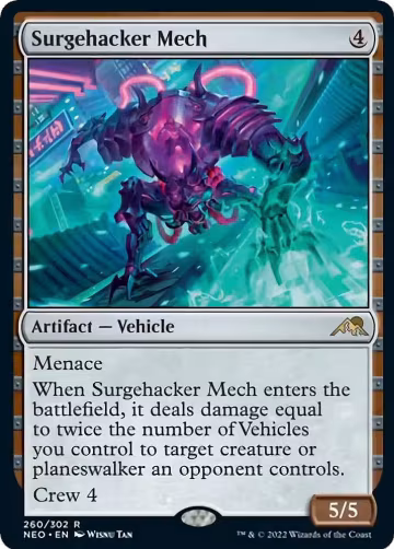 Surgehacker Mech (260), Kamigawa: Neon Dynasty — Magic card price
