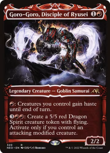 Goro-Goro, Disciple of Ryusei (Showcase) (320), Kamigawa: Neon Dynasty — Magic card price