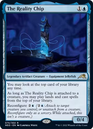 The Reality Chip (74), Kamigawa: Neon Dynasty — Magic card price