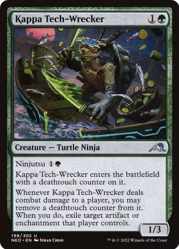 Kappa Tech-Wrecker (198), Kamigawa: Neon Dynasty — Magic card price