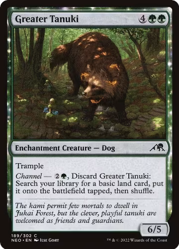 Greater Tanuki (189), Kamigawa: Neon Dynasty — Magic card price