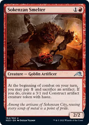 Sokenzan Smelter (164), Kamigawa: Neon Dynasty — Magic card price