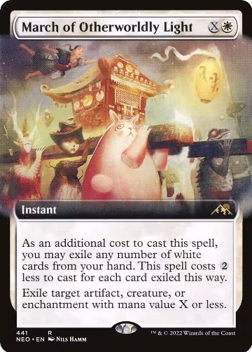 March of Otherworldly Light (Extended Art) (441), Kamigawa: Neon Dynasty — Magic card price