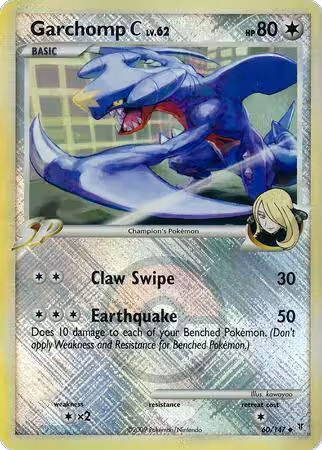 Garchomp C - 60/147 (League Promo) (060/147), League & Championship Cards — Pokémon card price