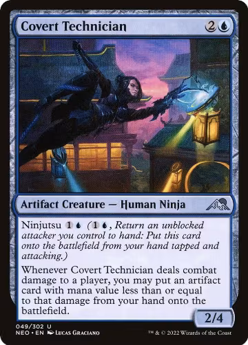 Covert Technician (49), Kamigawa: Neon Dynasty — Magic card price