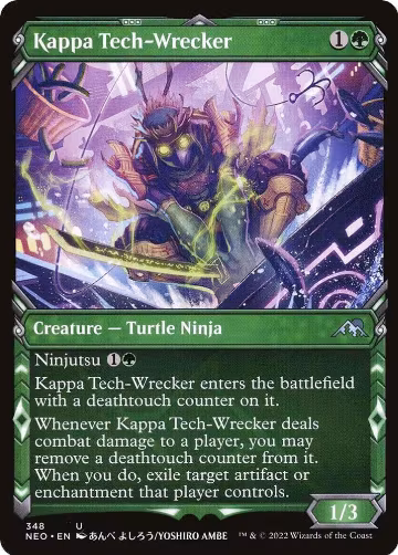 Kappa Tech-Wrecker (Showcase) (348), Kamigawa: Neon Dynasty — Magic card price