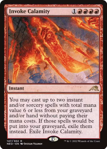 Invoke Calamity (147), Kamigawa: Neon Dynasty — Magic card price