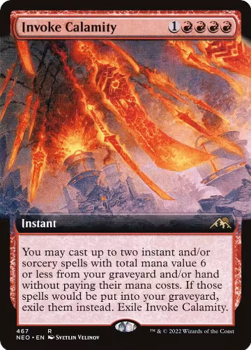 Invoke Calamity (Extended Art) (467), Kamigawa: Neon Dynasty — Magic card price