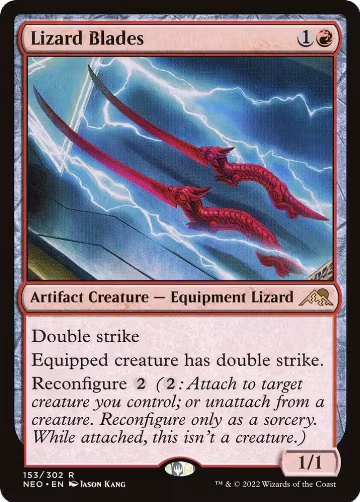 Lizard Blades (153), Kamigawa: Neon Dynasty — Magic card price